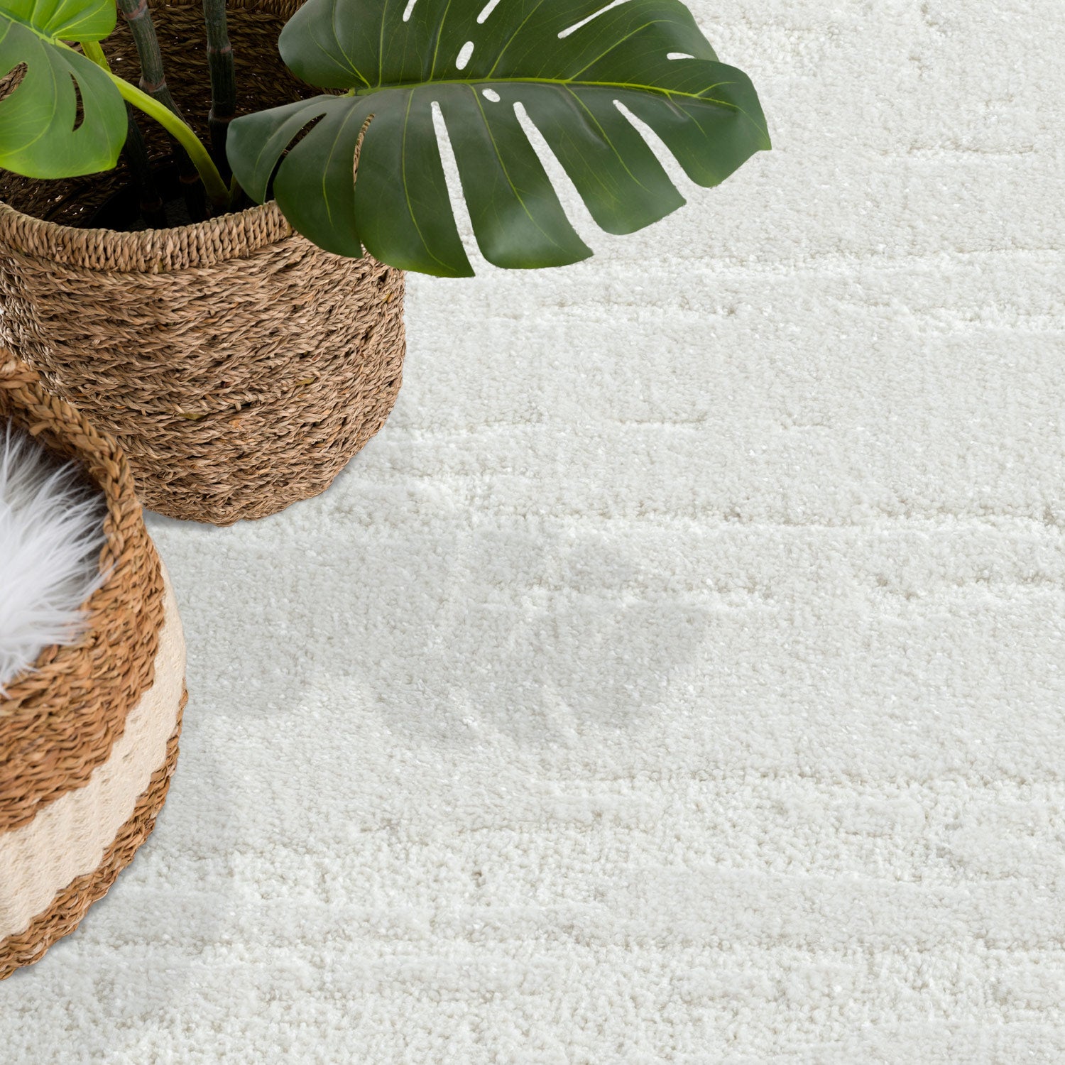 Maya 171 creme Moderner Designer Teppich