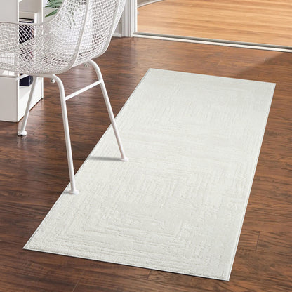 Fendi 171 creme Moderner Designer Teppich