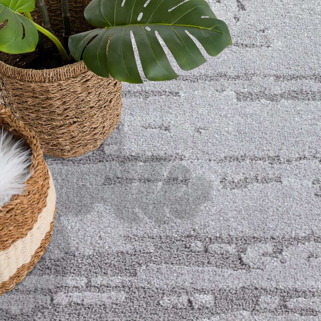 Maya 171 grau Moderner Designer Teppich