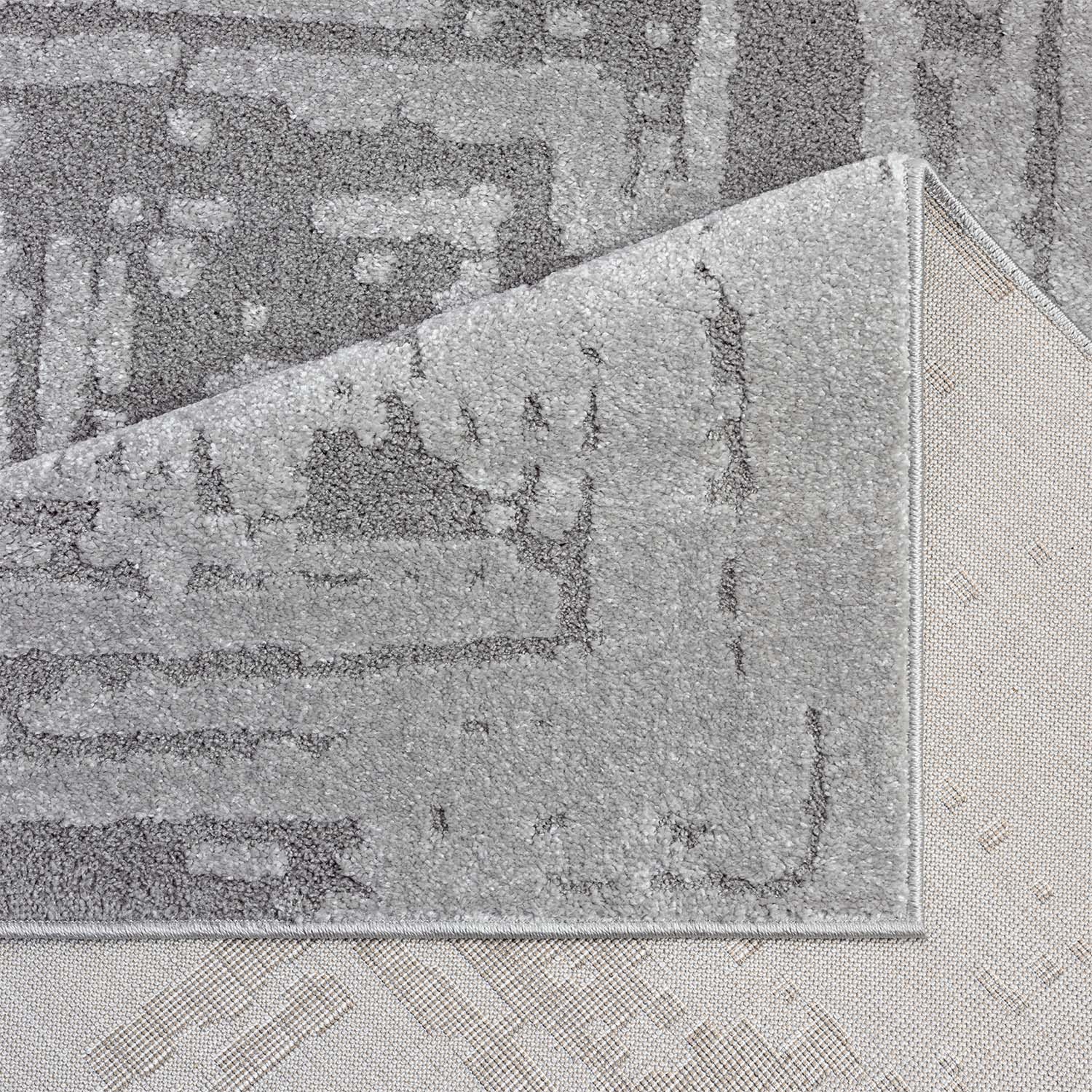 Maya 171 grau Moderner Designer Teppich