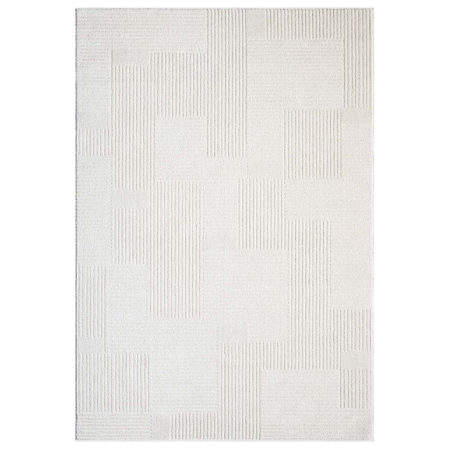 Fendi 177 creme Moderner Designer Teppich