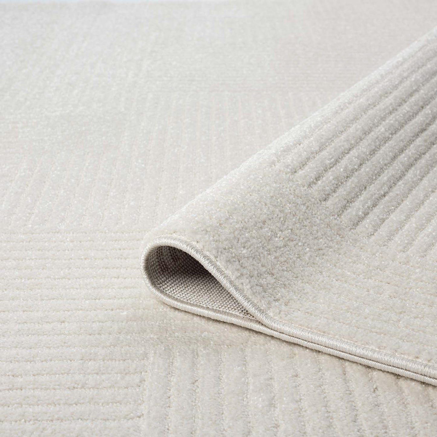 Fendi 177 creme Moderner Designer Teppich