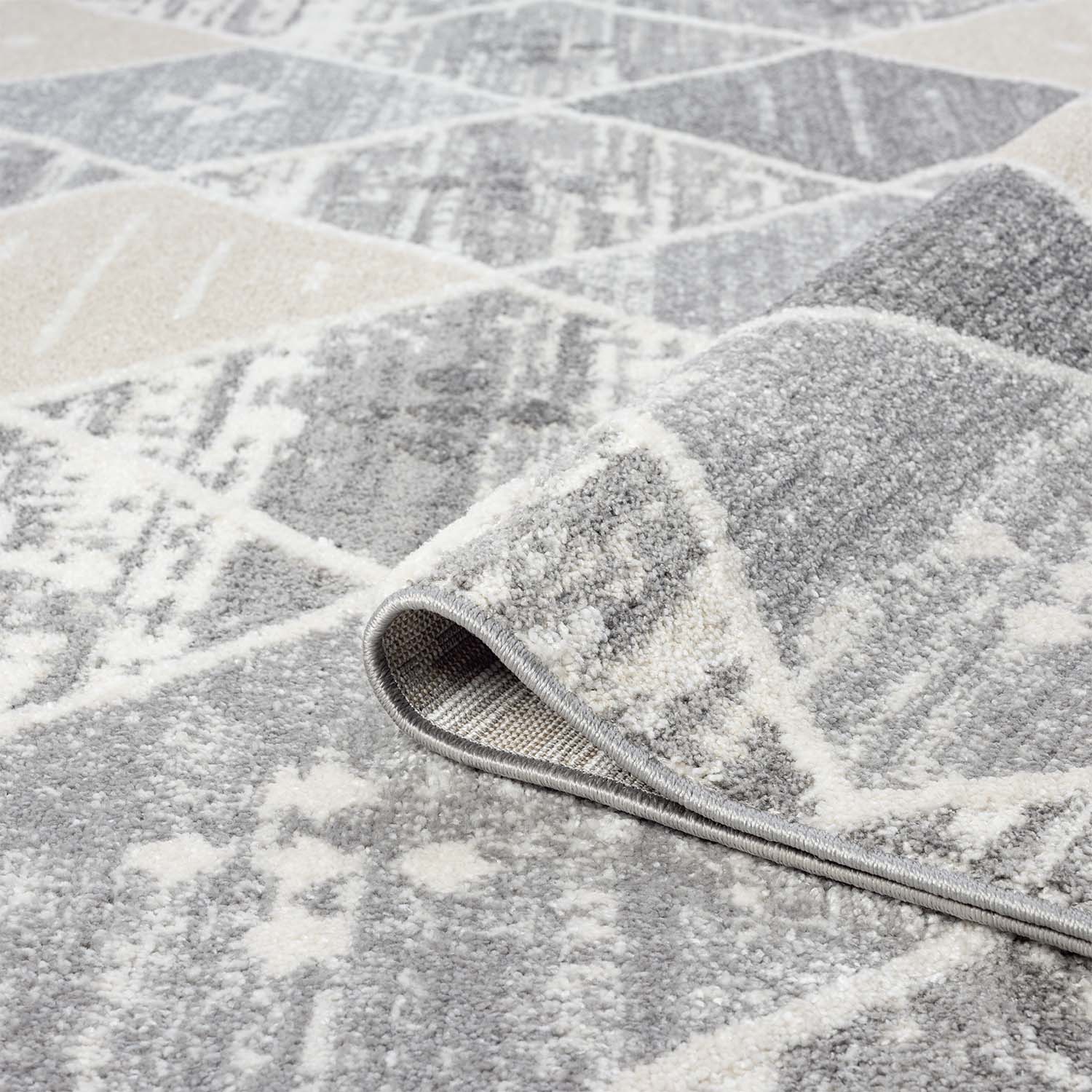 Maya 179 grau Moderner Designer Teppich