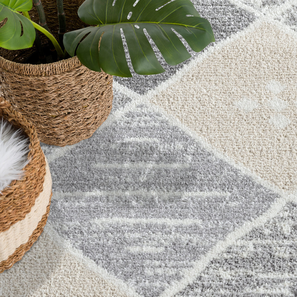 Maya 179 grau Moderner Designer Teppich