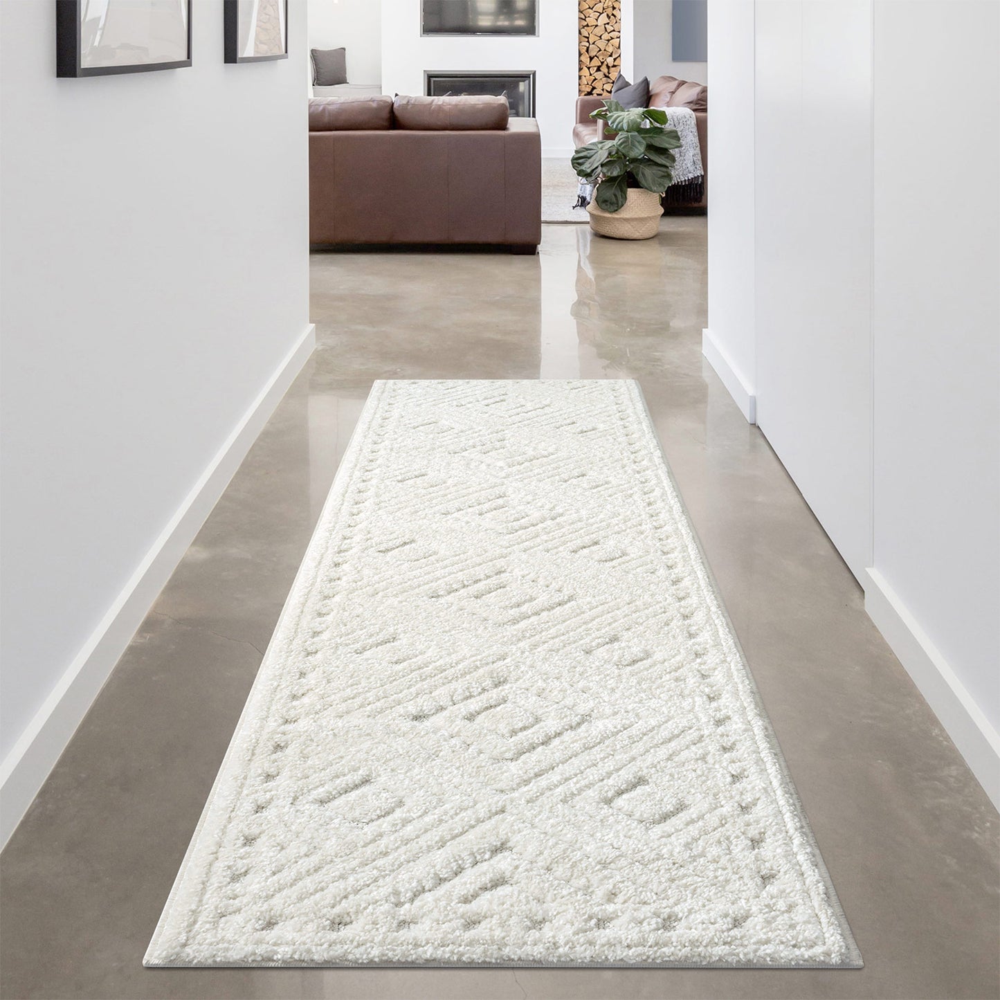 Fortino 777 creme Landhaus-, Boho & Skandi Stil Teppich