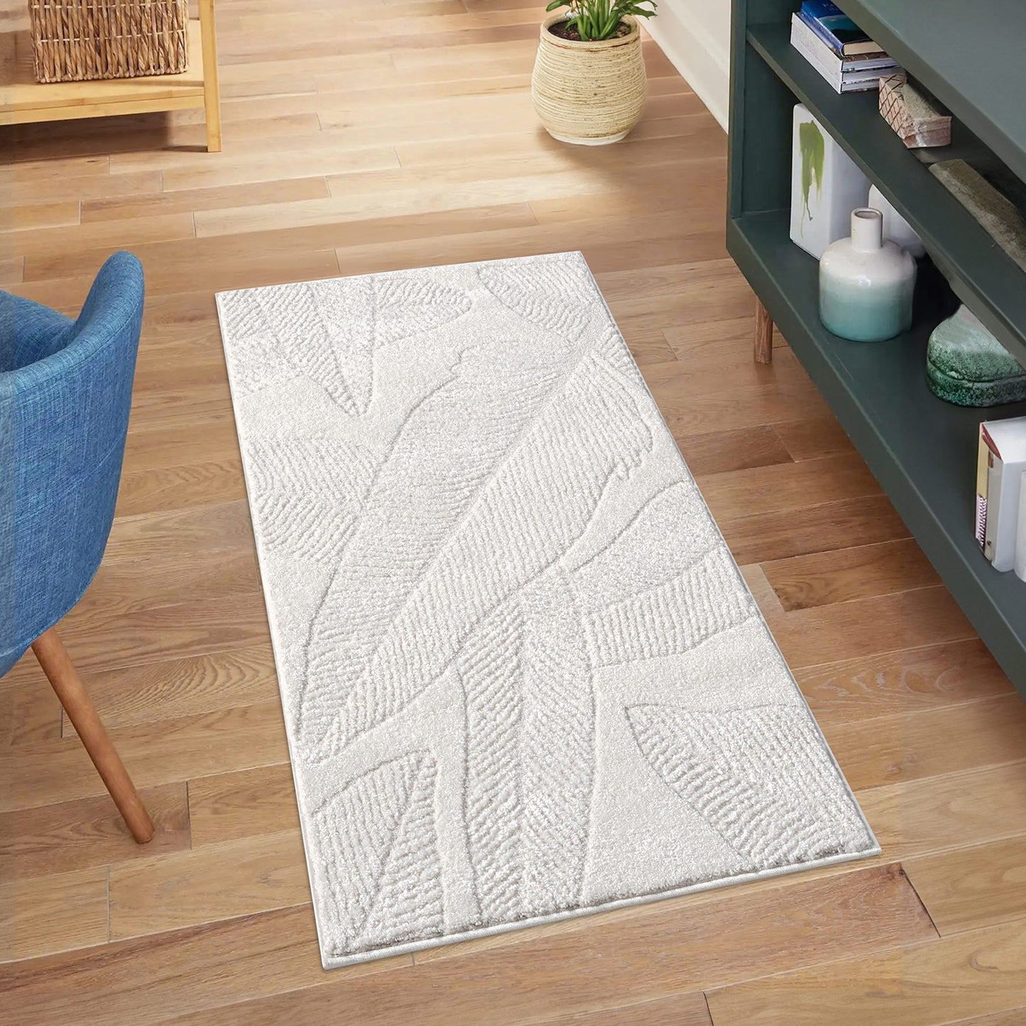 Lara 0629 creme Moderner Designer Teppich