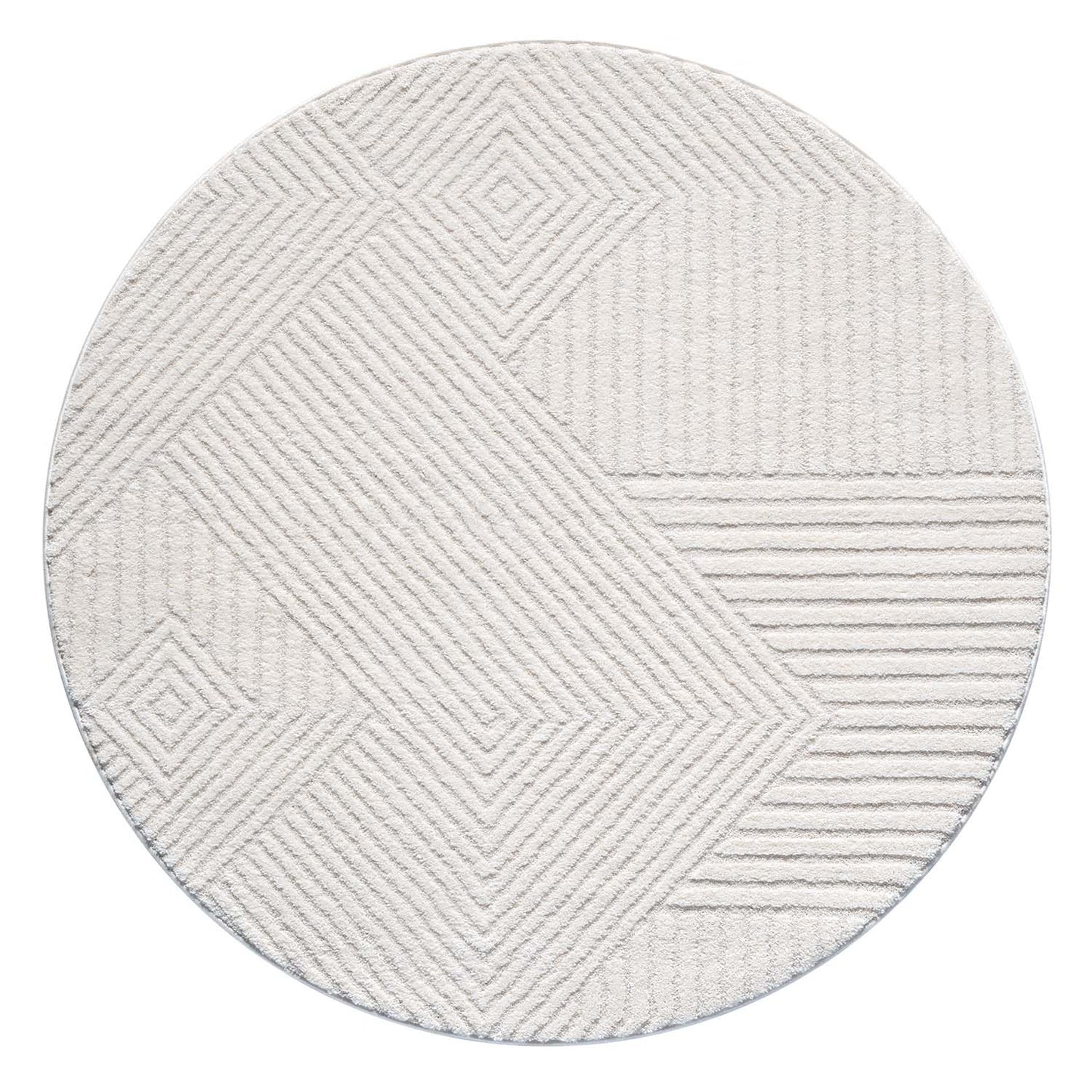 Lara 0632 creme Moderner Designer Teppich