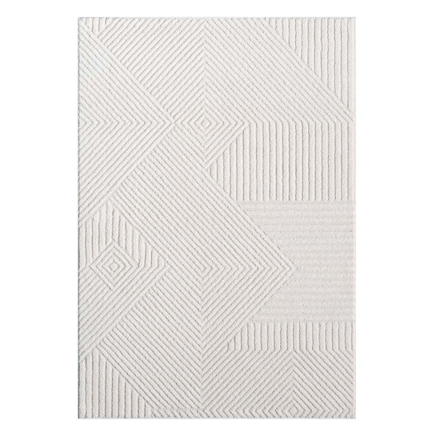 Lara 0632 creme Moderner Designer Teppich