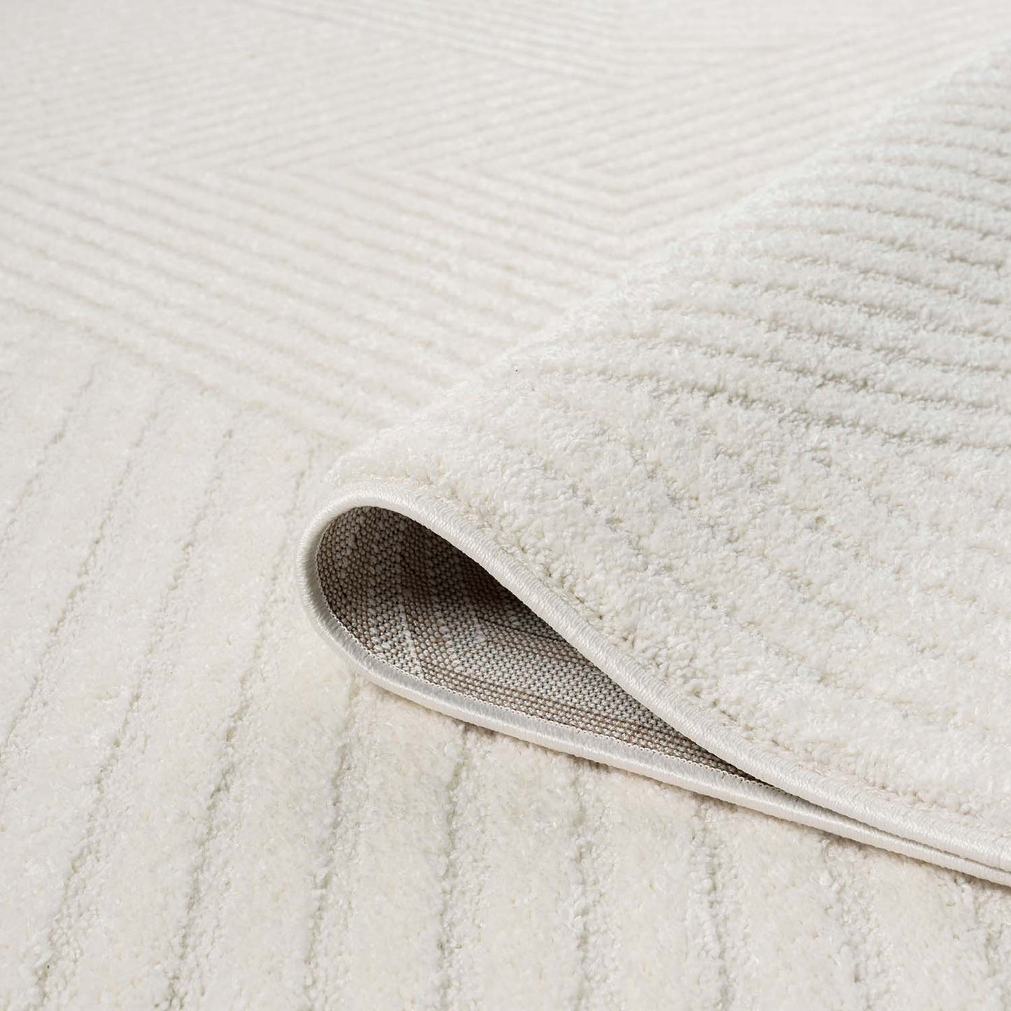 Lara 0632 creme Moderner Designer Teppich