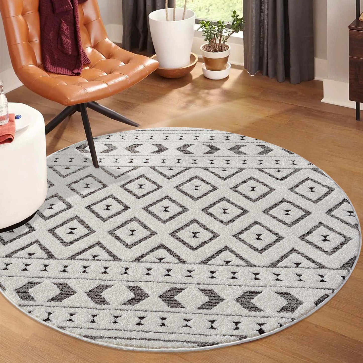 Lara 9999 grau Moderner Designer Teppich