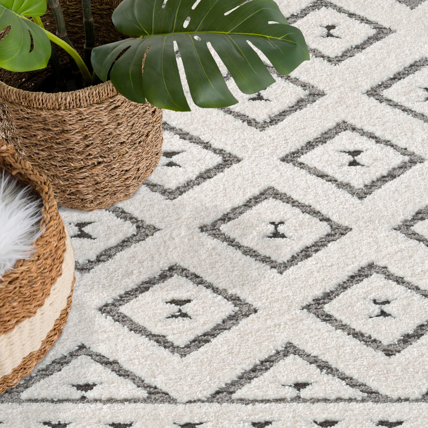 Lara 9999 grau Moderner Designer Teppich