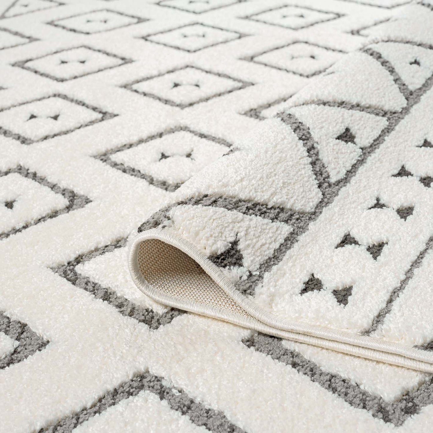 Lara 9999 grau Moderner Designer Teppich