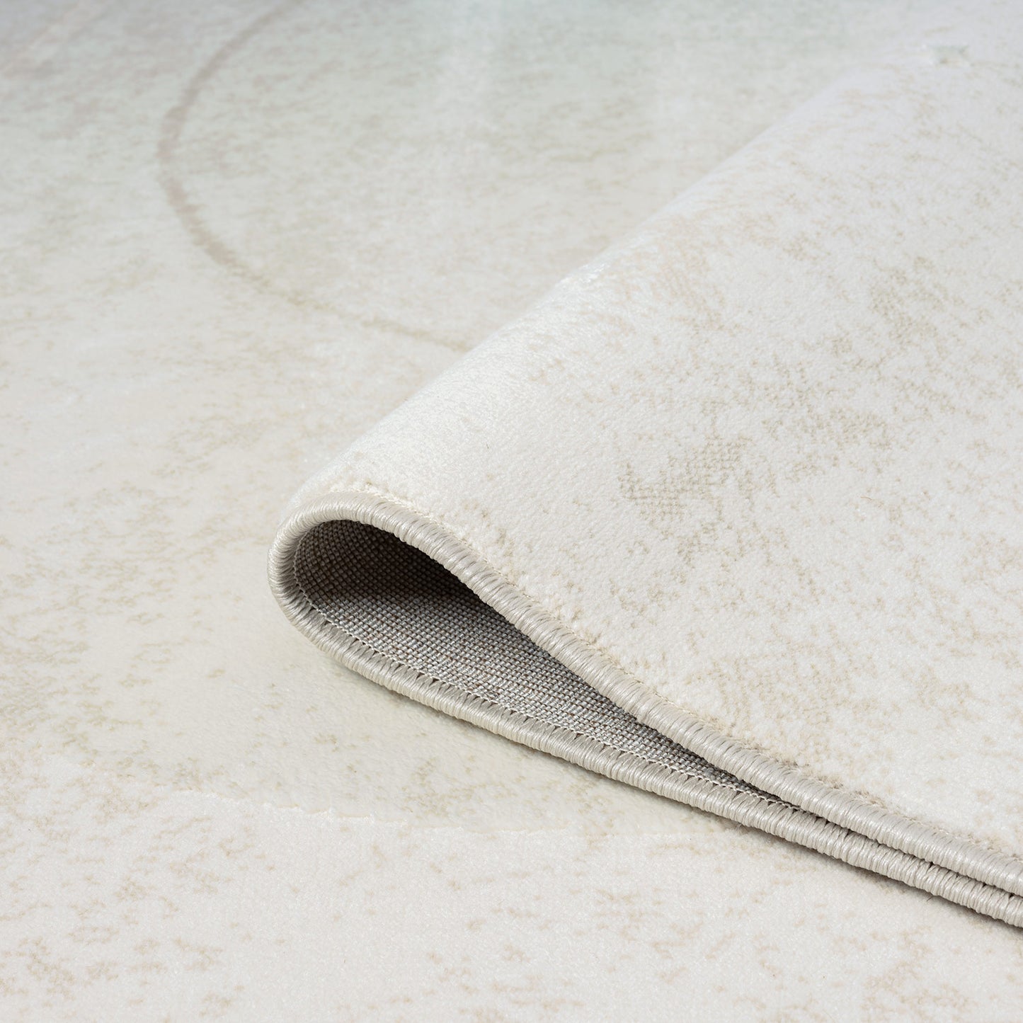 Luna 703 creme / Kinderteppich Nilpferd