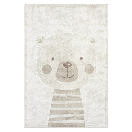 Luna 710 creme / Kinderteppich Bär