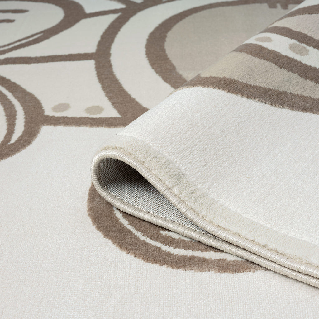 Mini 717 creme, Kinderteppich mit tollen Musterungen