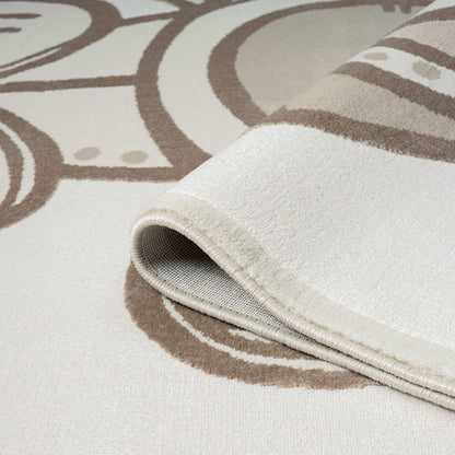 Luna 717 creme / Kinderteppich Löwe