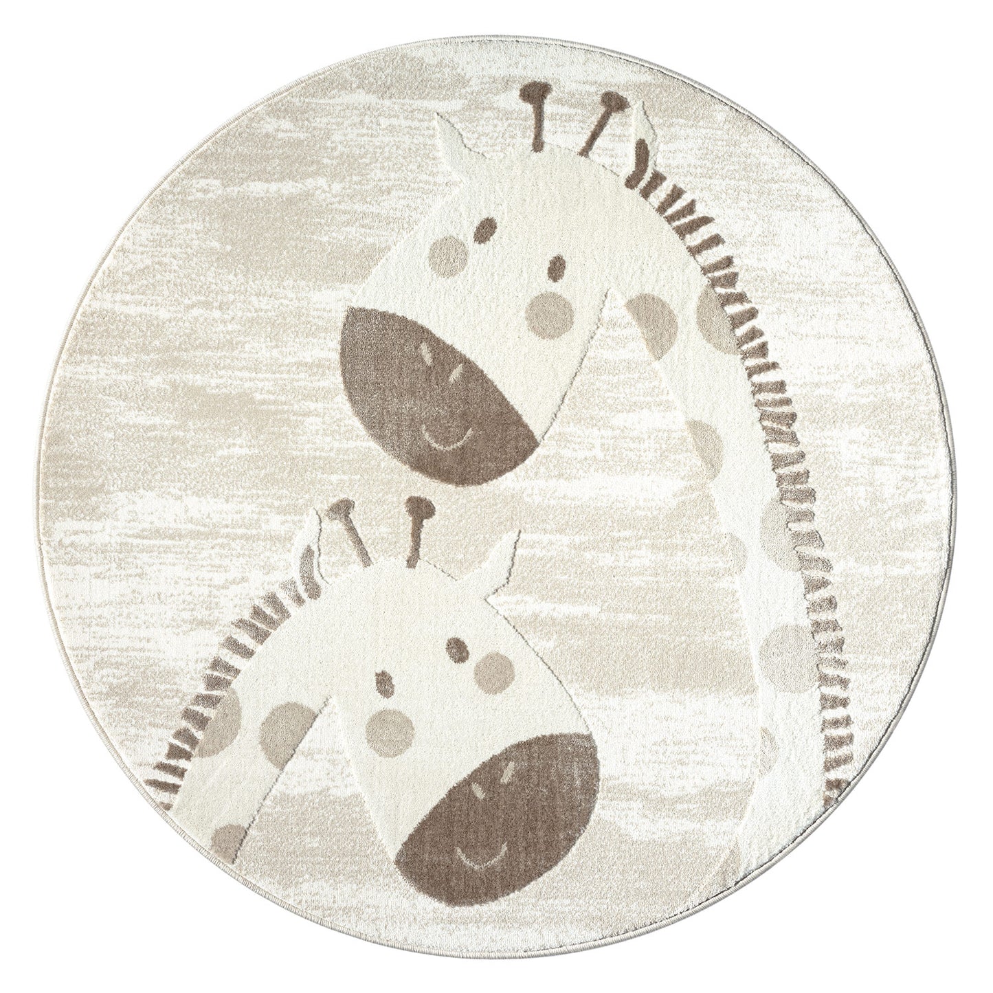 Luna 719 creme / Kinderteppich Giraffe