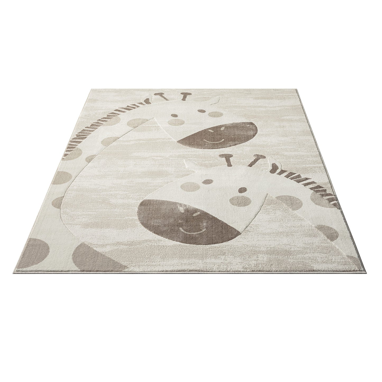 Luna 719 creme / Kinderteppich Giraffe