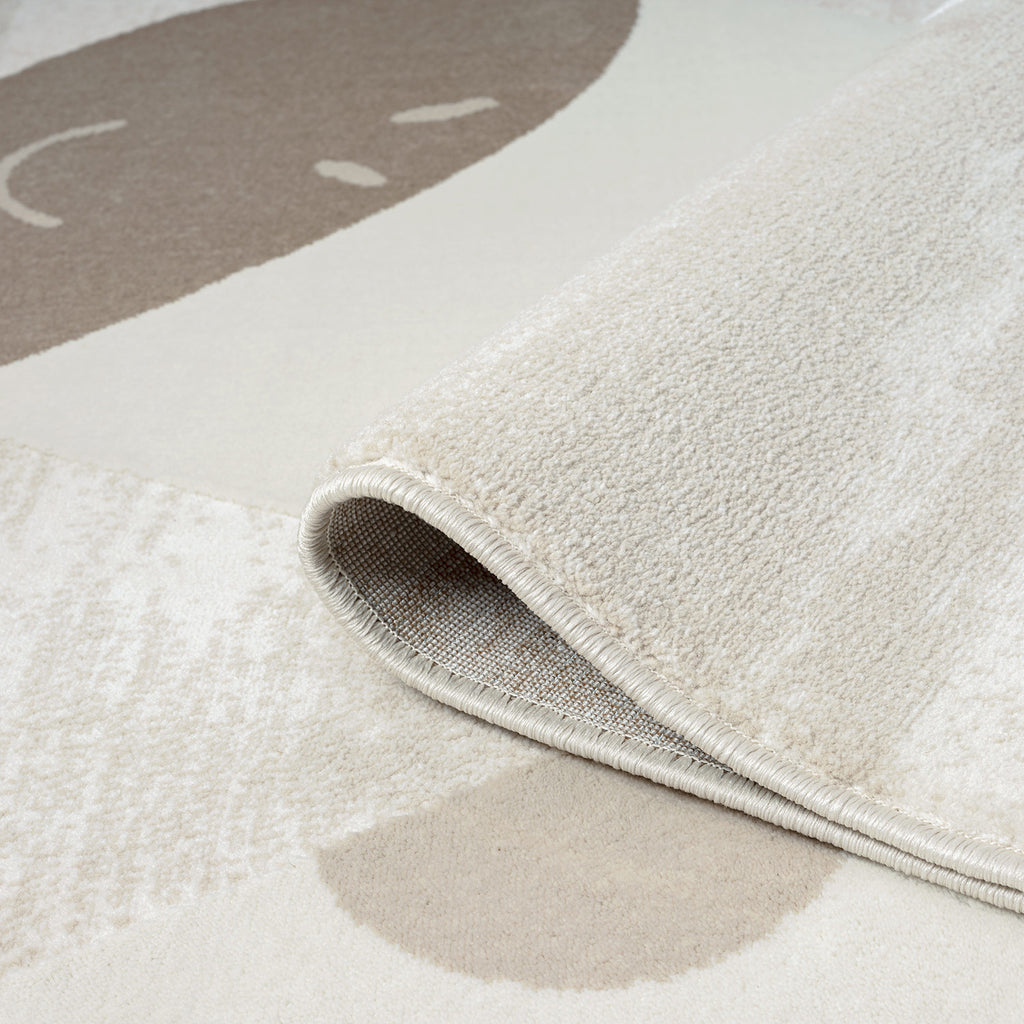 Mini 719 creme, Kinderteppich mit tollen Musterungen