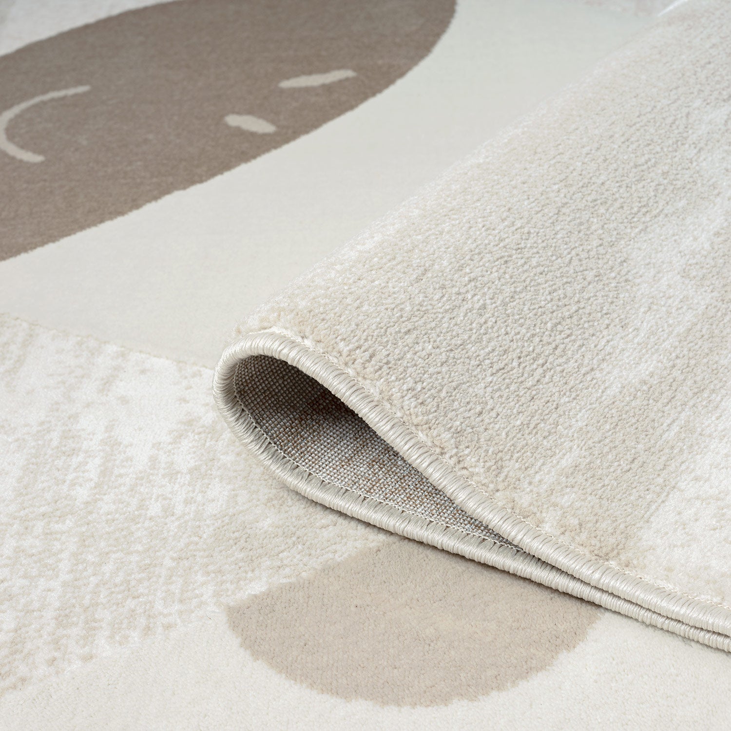 Mini 719 creme, Kinderteppich mit tollen Musterungen