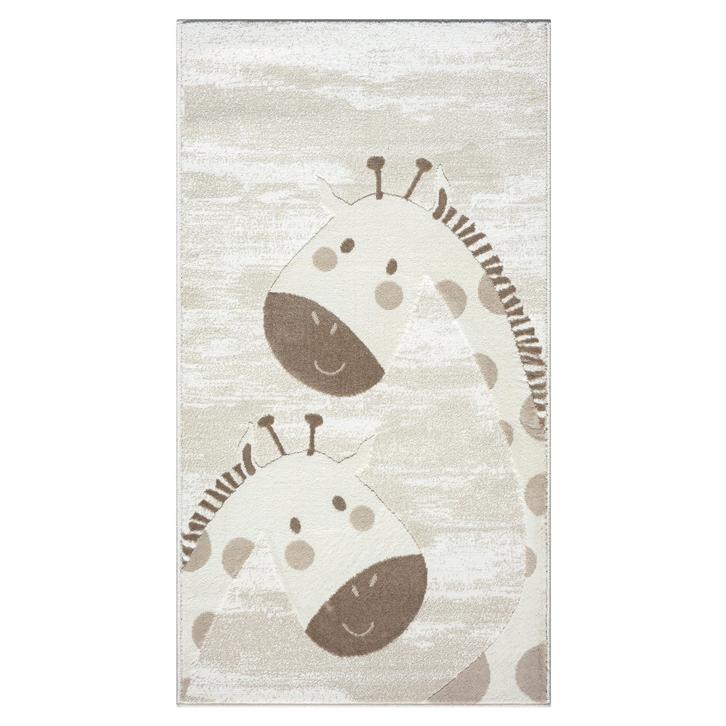 Luna 719 creme / Kinderteppich Giraffe