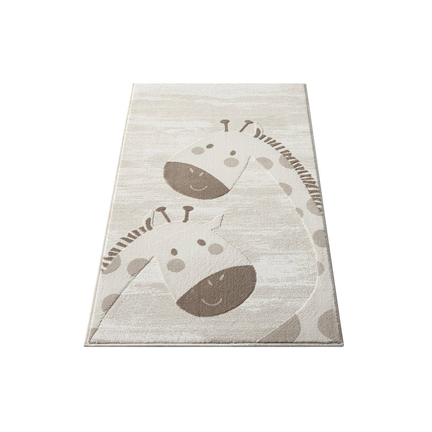Luna 719 creme / Kinderteppich Giraffe