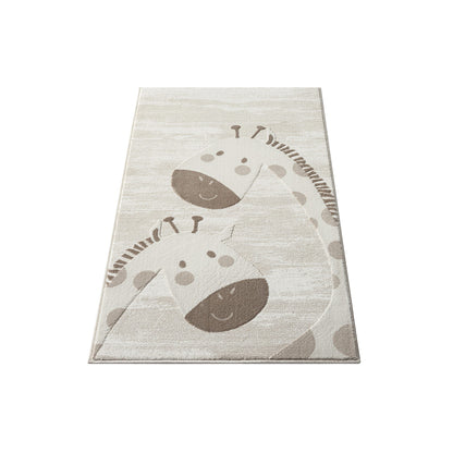 Luna 719 creme / Kinderteppich Giraffe