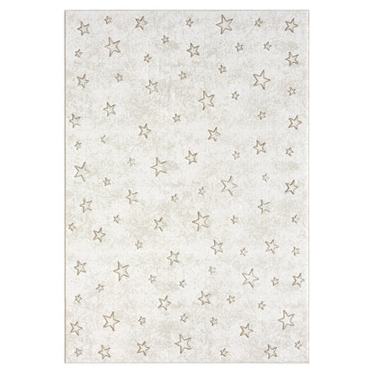 Luna 725 creme / Kinderteppich mit Sternen Muster