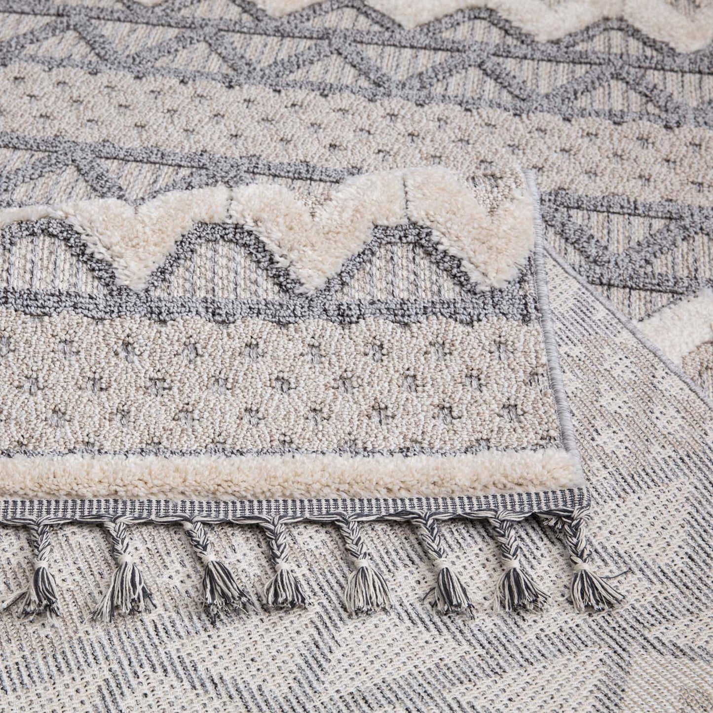 Valentina 728 grau Boho-Chic Style Teppich