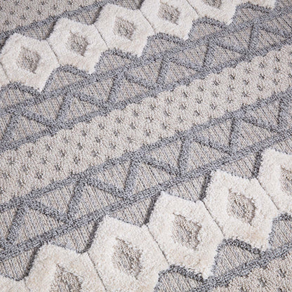 Valentina 728 grau Boho-Chic Style Teppich