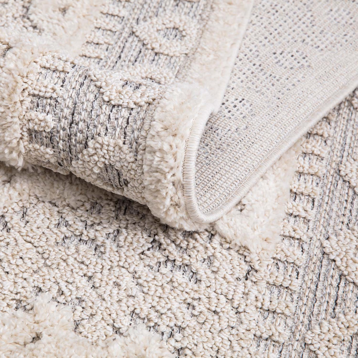 Valentina 730 creme-grau  Boho-Chic Style Teppich