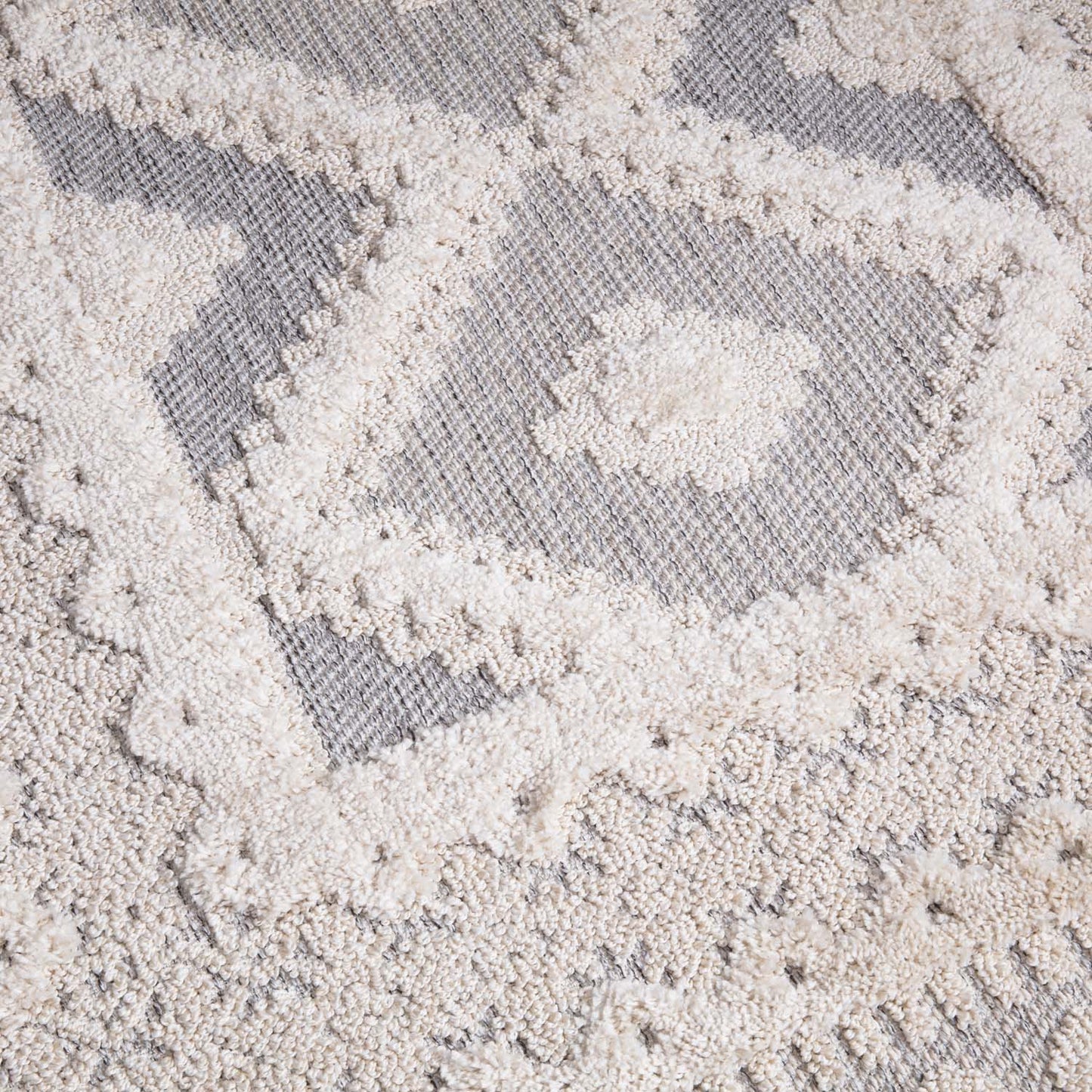 Valentina 730 creme-grau  Boho-Chic Style Teppich