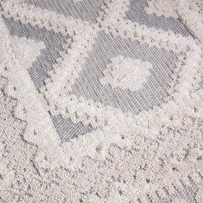 Valentina 730 creme-grau  Boho-Chic Style Teppich