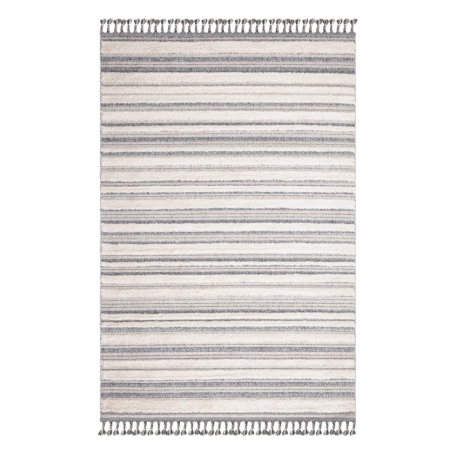 Valentina 807 grau Boho-Chic Style mit eleganter Relief-Optik