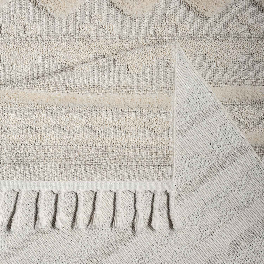 Valentina 930 grau Boho-Chic Style mit eleganter Relief-Optik