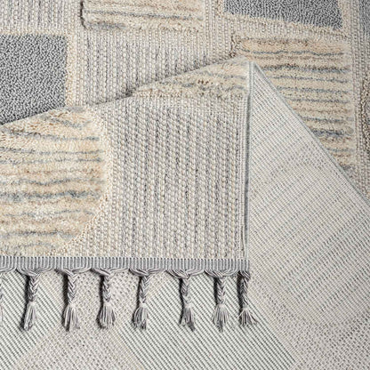 Valentina 950 grau Boho-Chic Style Teppich