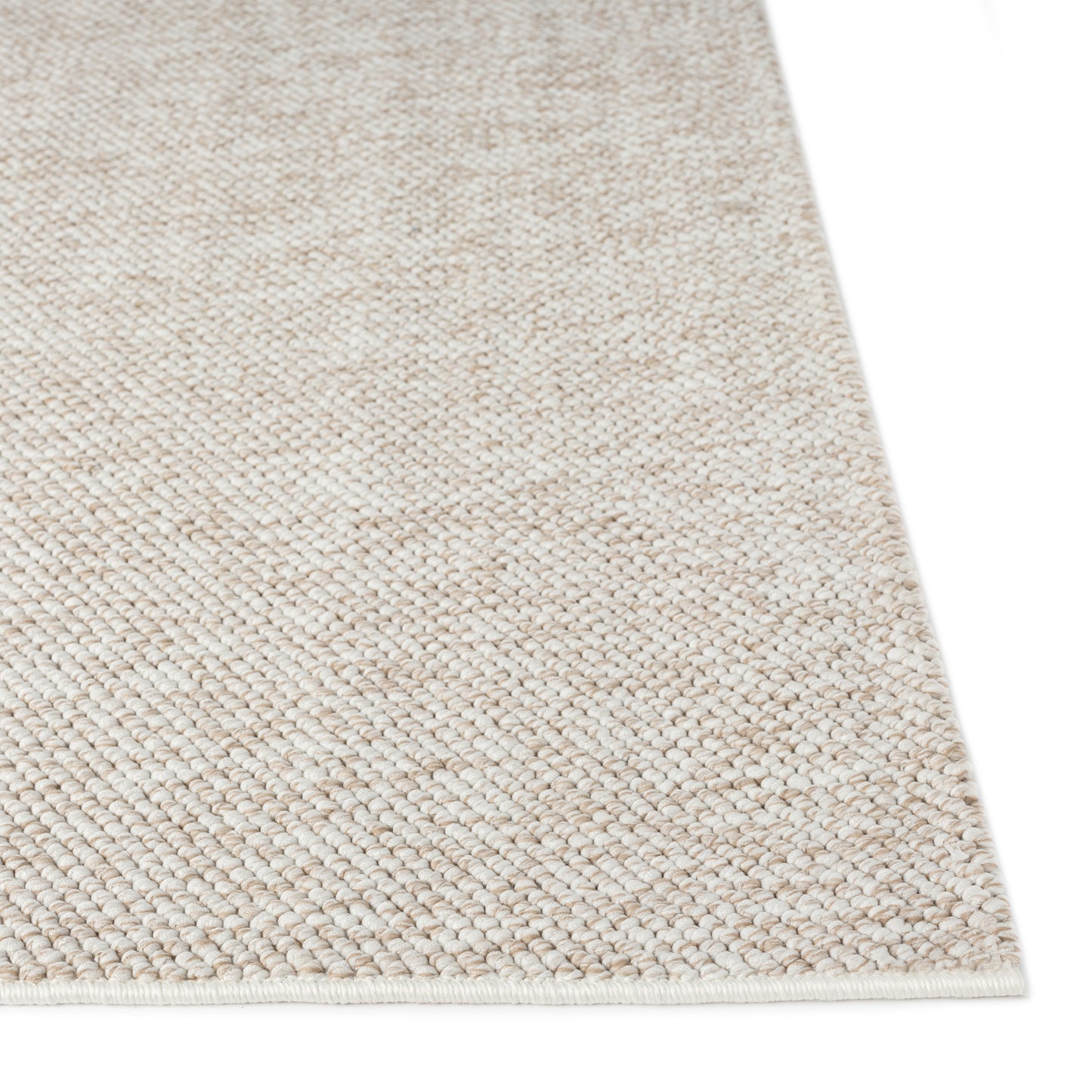Ayla 2410 beige geflochtener weichflor Teppich