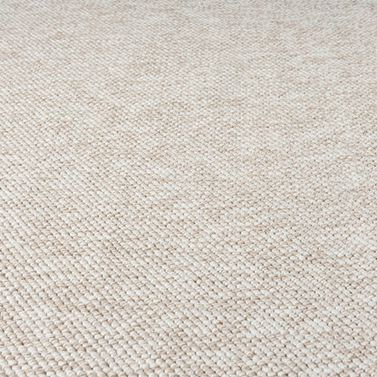 Ayla 2410 beige geflochtener weichflor Teppich