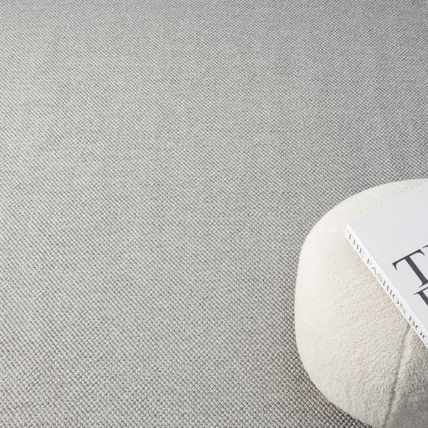 Ayla 2420 grau geflochtener weichflor Teppich