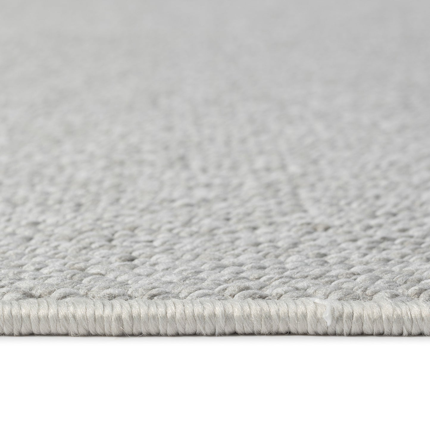 Ayla 2420 grau geflochtener weichflor Teppich