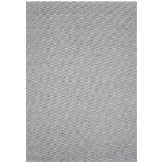 Ayla 2420 grau geflochtener weichflor Teppich