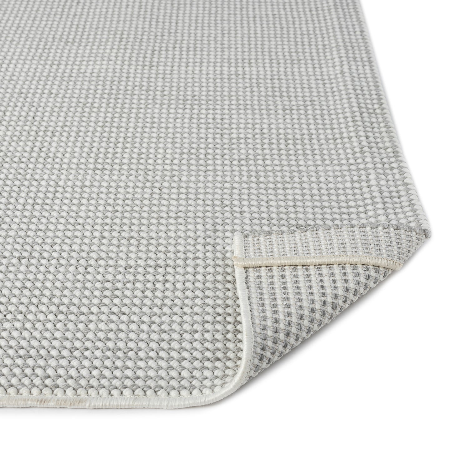 Ayla 2430 grau geflochtener weichflor Teppich