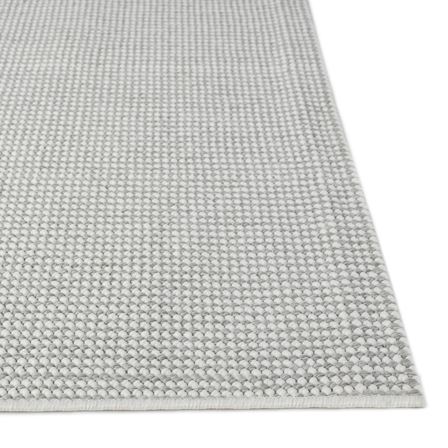 Ayla 2430 grau geflochtener weichflor Teppich