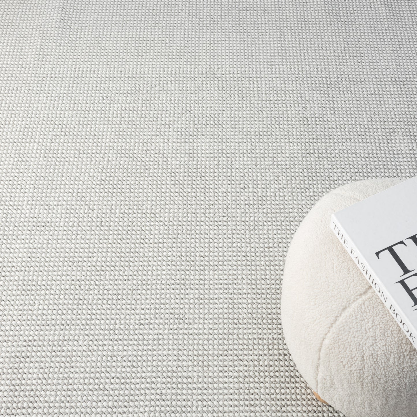 Ayla 2430 grau geflochtener weichflor Teppich