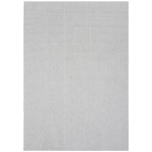 Ayla 2430 grau geflochtener weichflor Teppich
