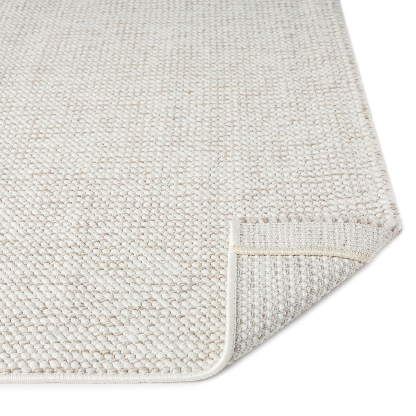 Ayla 2440 beige geflochtener weichflor Teppich