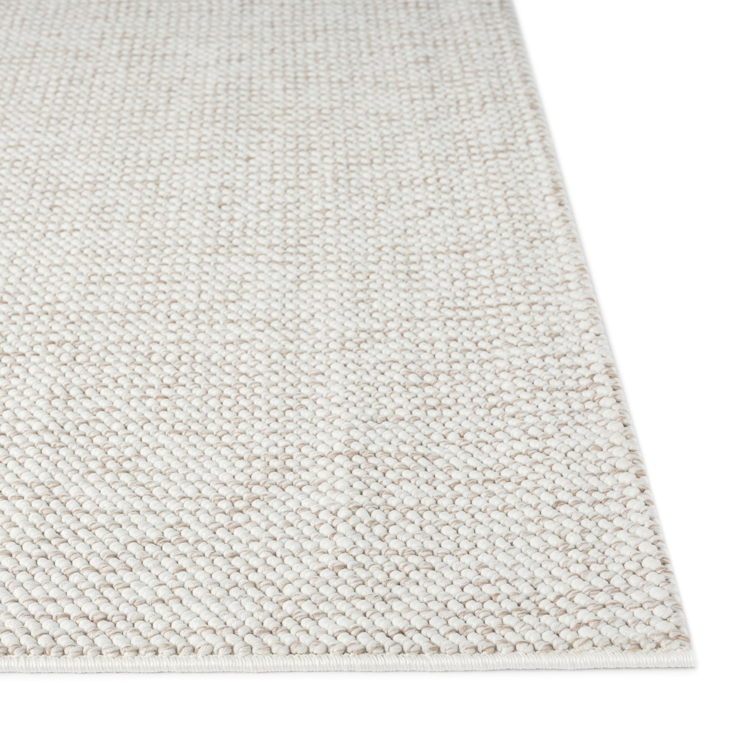 Ayla 2440 beige geflochtener weichflor Teppich