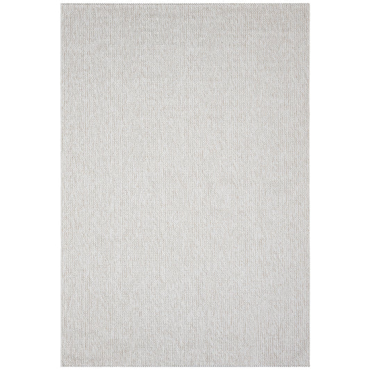 Ayla 2440 beige geflochtener weichflor Teppich