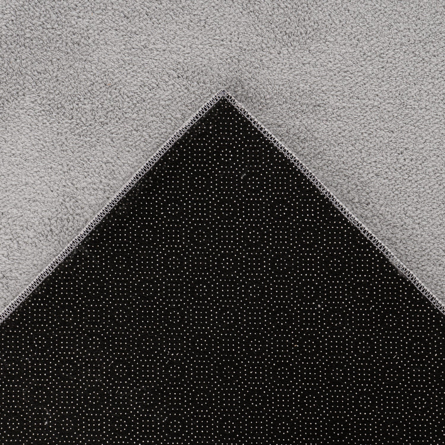 Lara 200 hellgrau, waschbarer Teppich, Soft-Touch-Flor