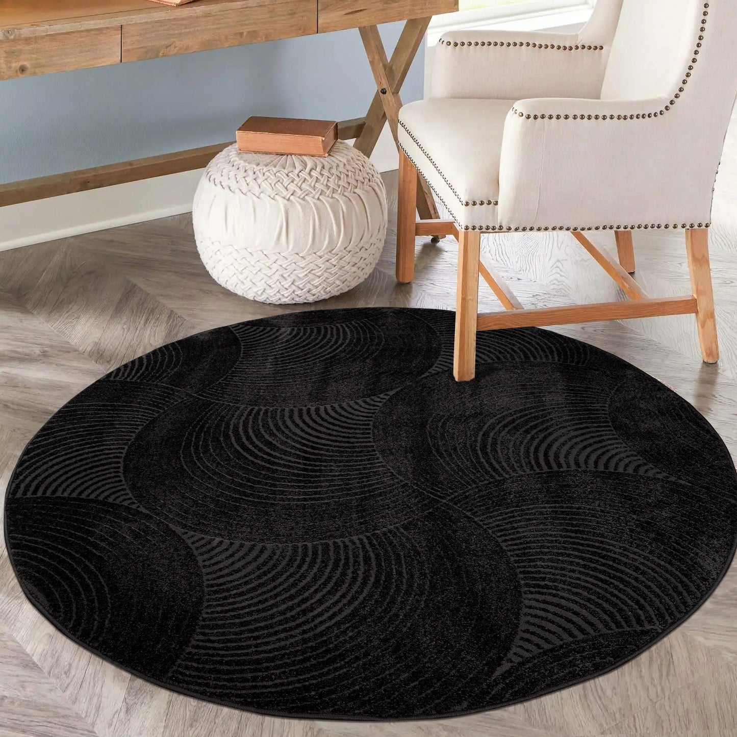 Lovely 647 anthrazit / Moderner hochwertiger Designer Teppich